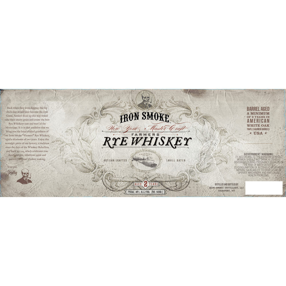 Buy Iron Smoke Farmers Rye Whiskey Online