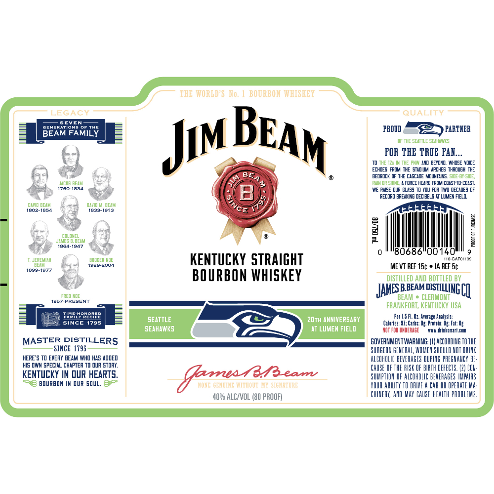 Buy Jim Beam Seattle Seahawks Edition Online