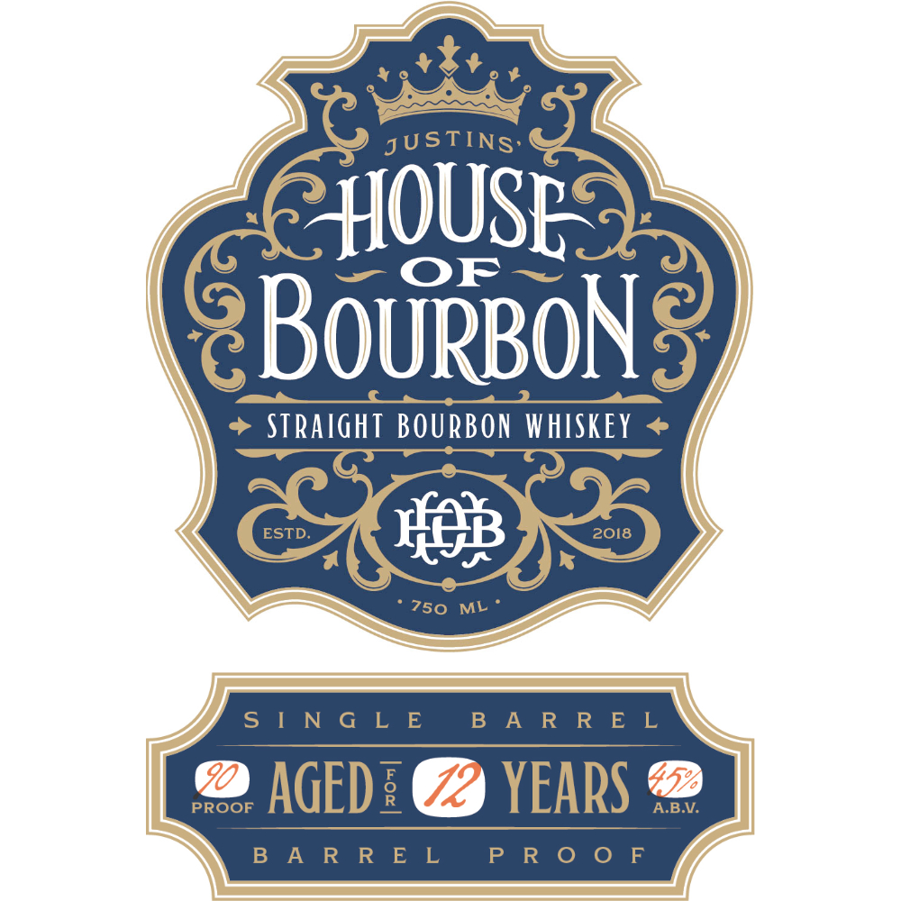 Buy Justins' House of Bourbon 12 Year Old Straight Bourbon Online