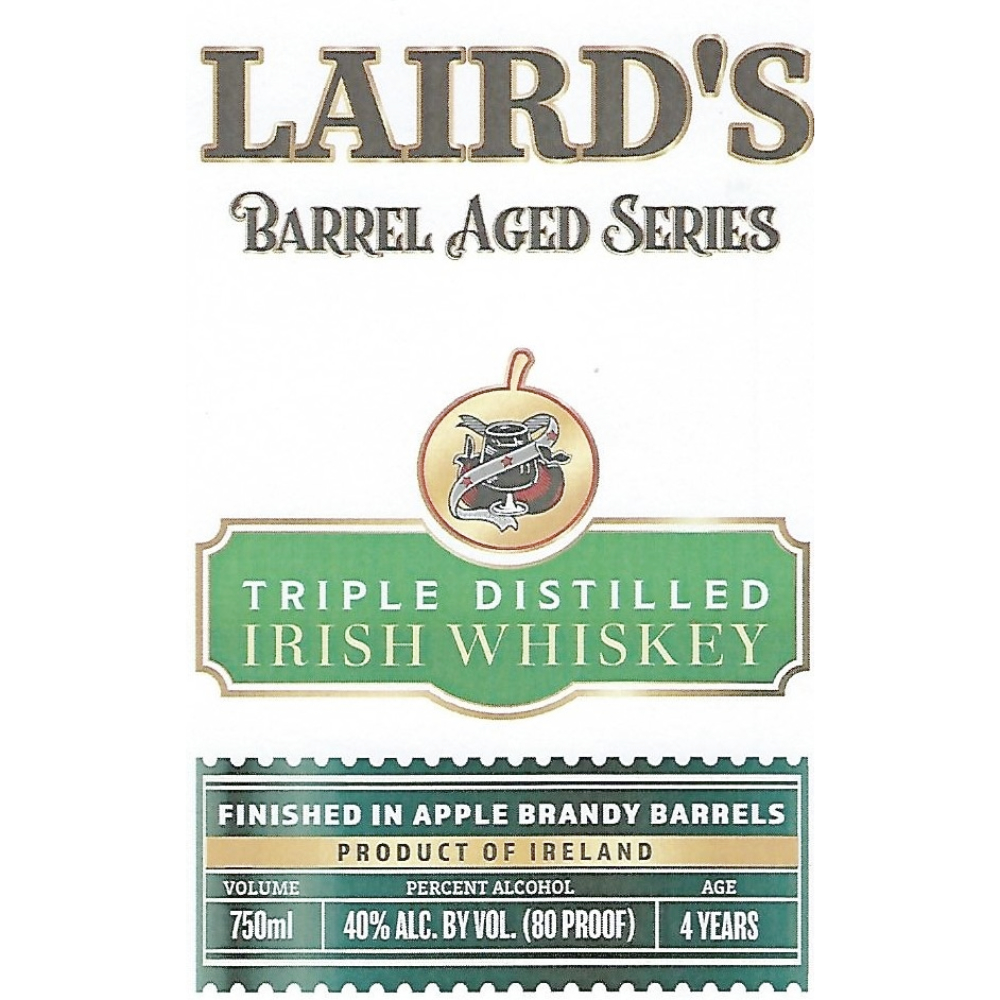 Buy Laird’s Irish Whiskey Finished in Apple Brandy Barrels Online