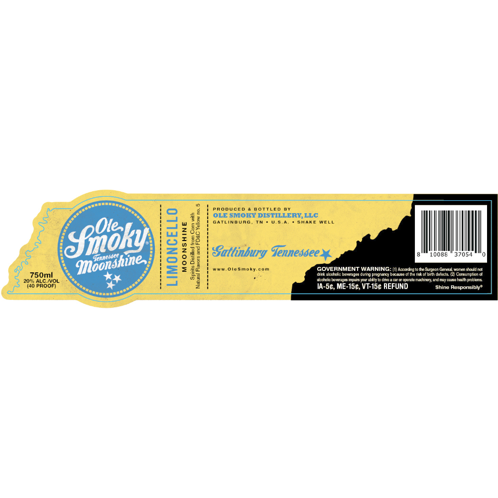 Buy Ole Smoky Limoncello Moonshine Online