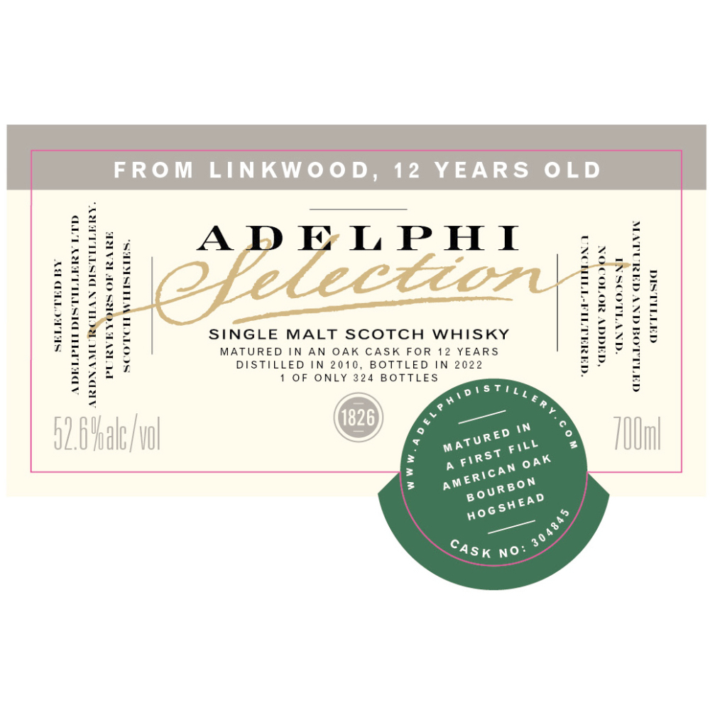 Buy Adelphi Selection Linkwood 12 Year Old 2010 Online