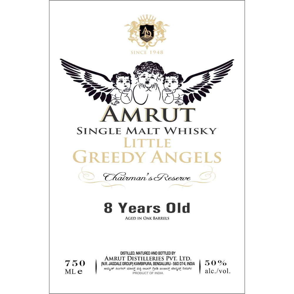 Buy Amrut Little Greedy Angels Chairman’s Reserve 8 Year Old Online