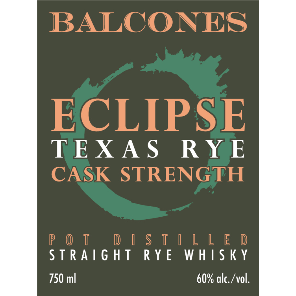 Buy Balcones Eclipse Cask Strength Texas Straight Rye Online