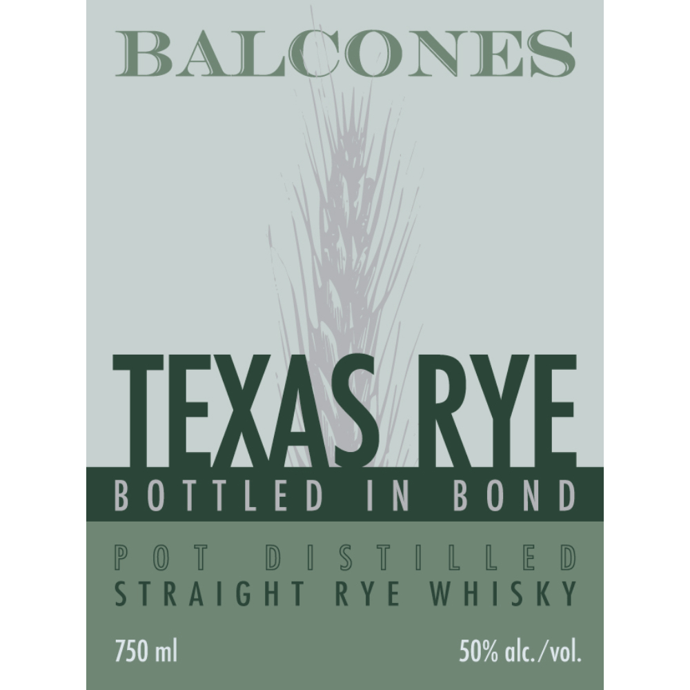 Buy Balcones Texas Rye Bottled in Bond Online