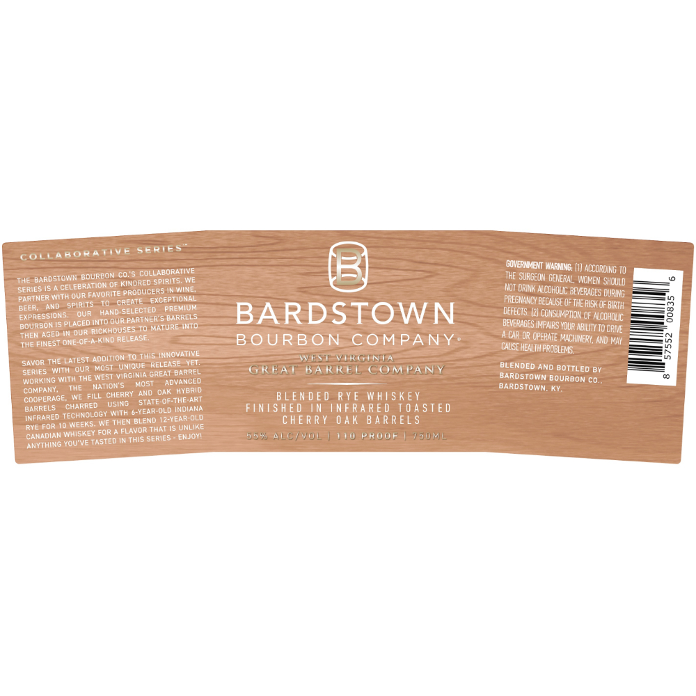 Buy Bardstown Bourbon Collaborative Series West Virginia Great Barrel Company Blended Rye Online