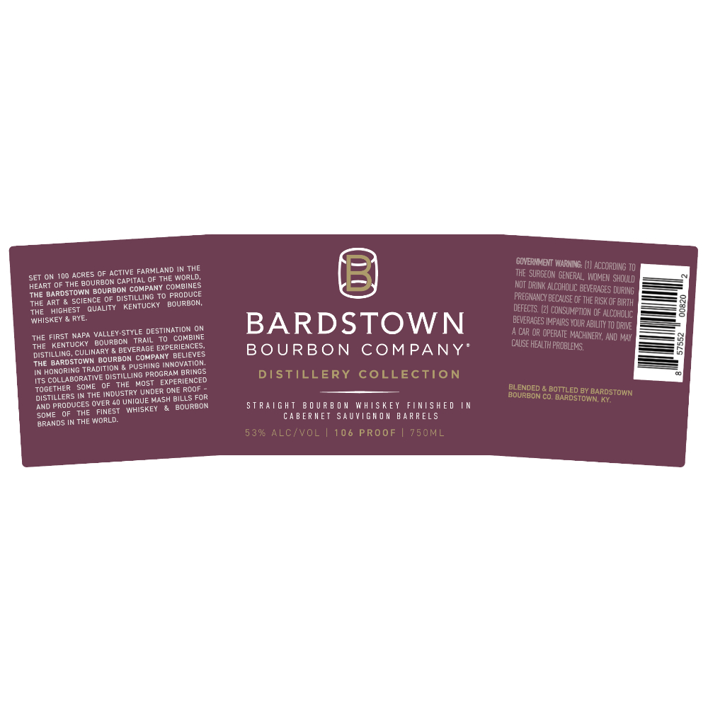Buy Bardstown Bourbon Distillery Collection Cabernet Sauvignon Finished Online
