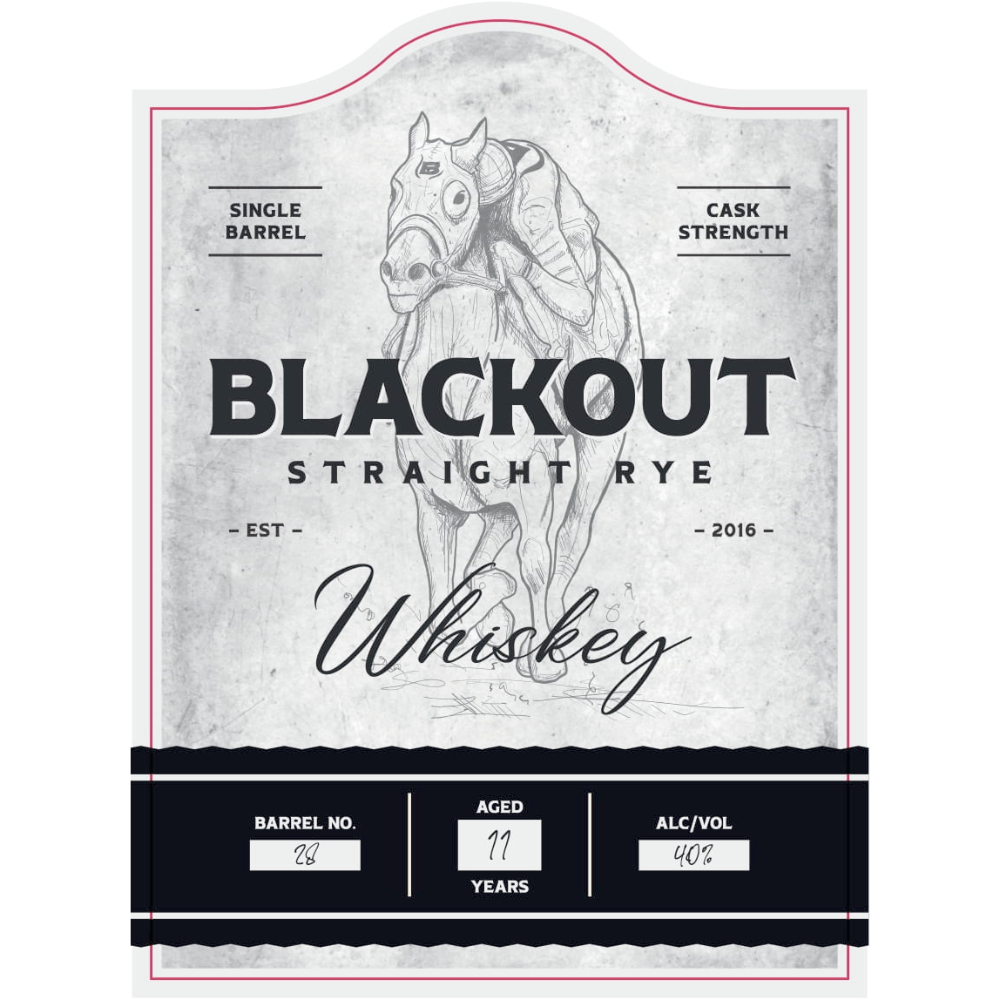 Buy Blackout 11 Year Old Cask Strength Straight Rye Online
