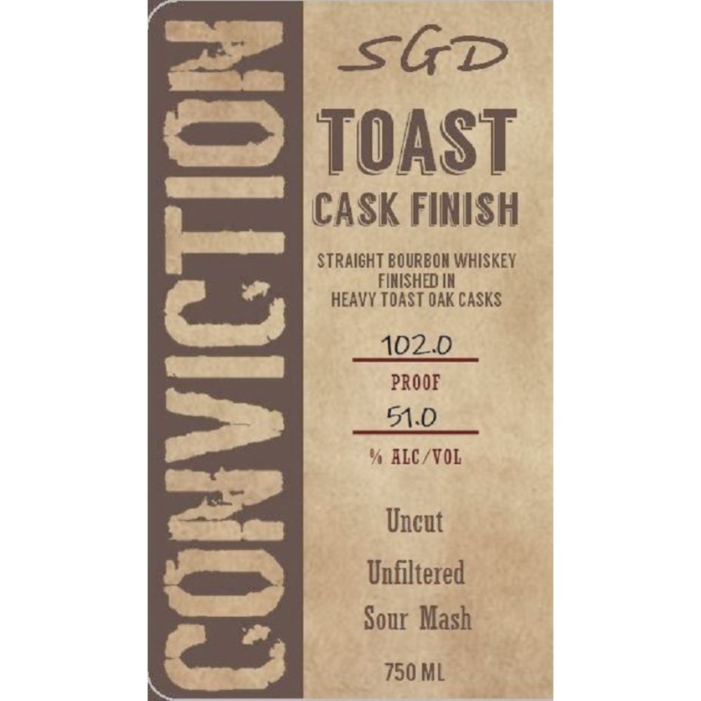 Buy Conviction Toast Cask Finish Straight Bourbon Online
