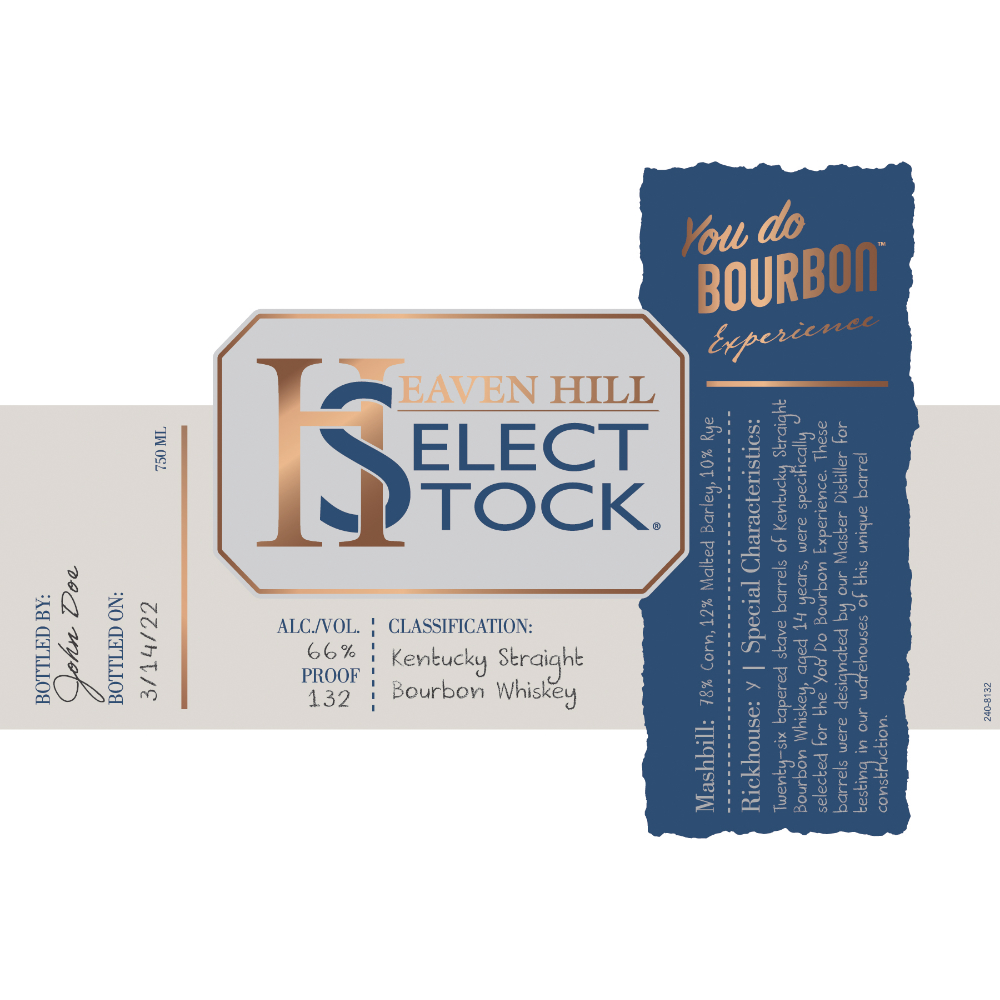 Buy Heaven Hill Select Stock You Do Bourbon Experience Online
