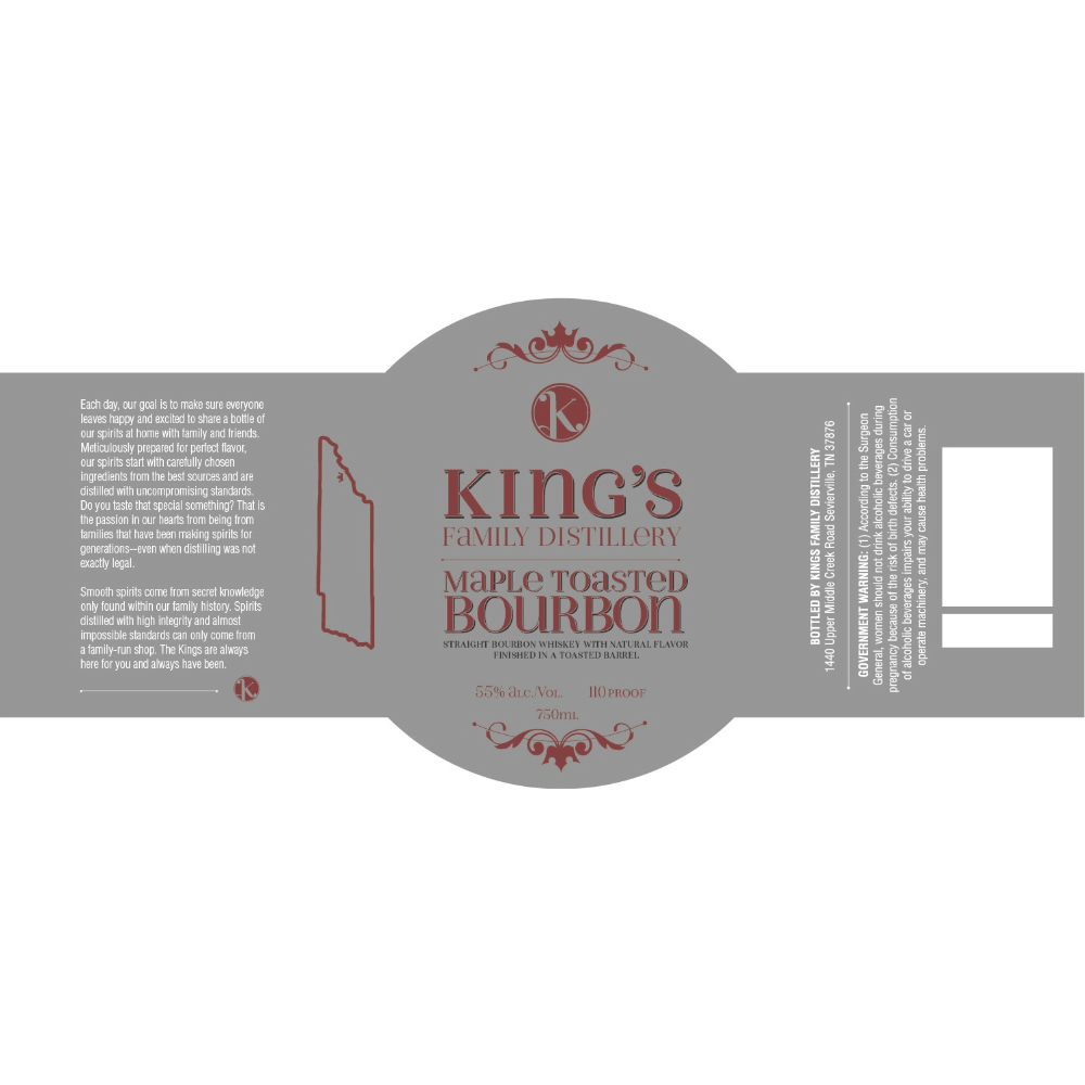 Buy King’s Family Maple Toasted Bourbon Online