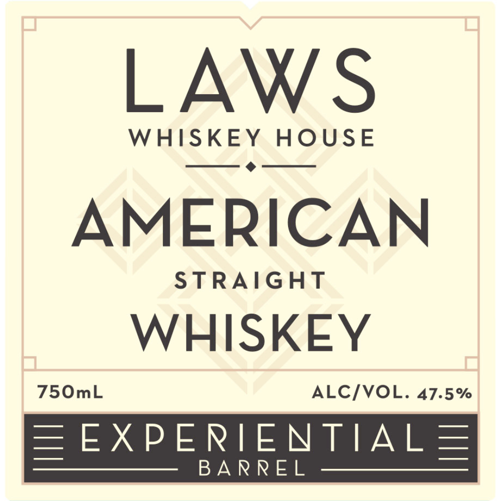 Buy Laws Experiential Barrel American Straight Whiskey Online