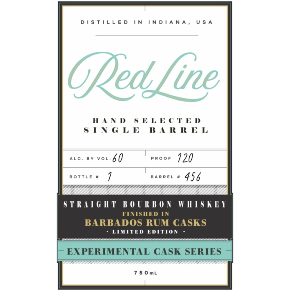 Buy Red Line Experimental Cask Bourbon Finished in Barbados Rum Casks Online