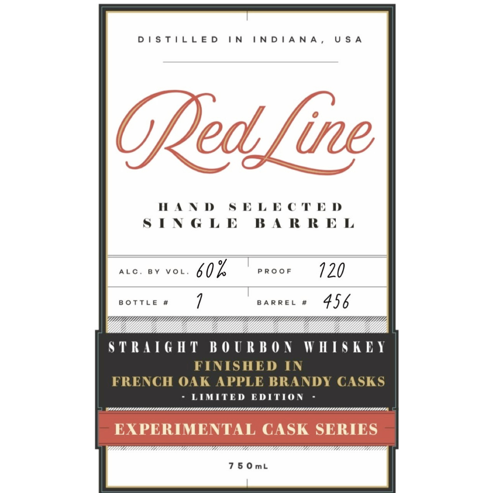 Buy Red Line Experimental Cask Bourbon Finished in French Oak Apple Brandy Casks Online