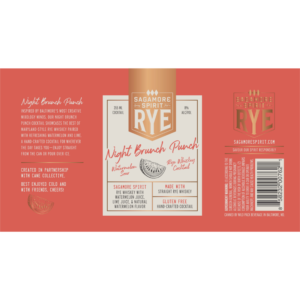 Buy Sagamore Spirit Night Brunch Punch Canned Cocktail 4PK Online