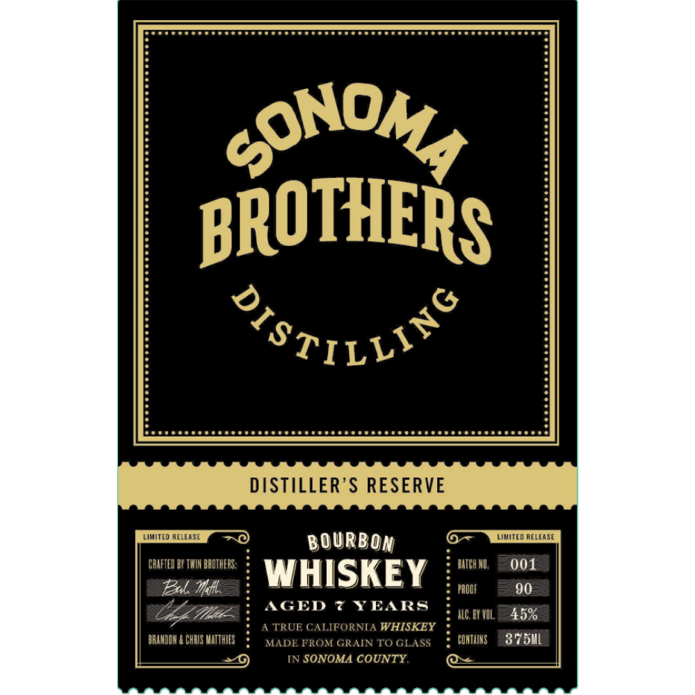 Buy Sonoma Brothers Distilling 7 Year Old Distillers Reserve Bourbon Online