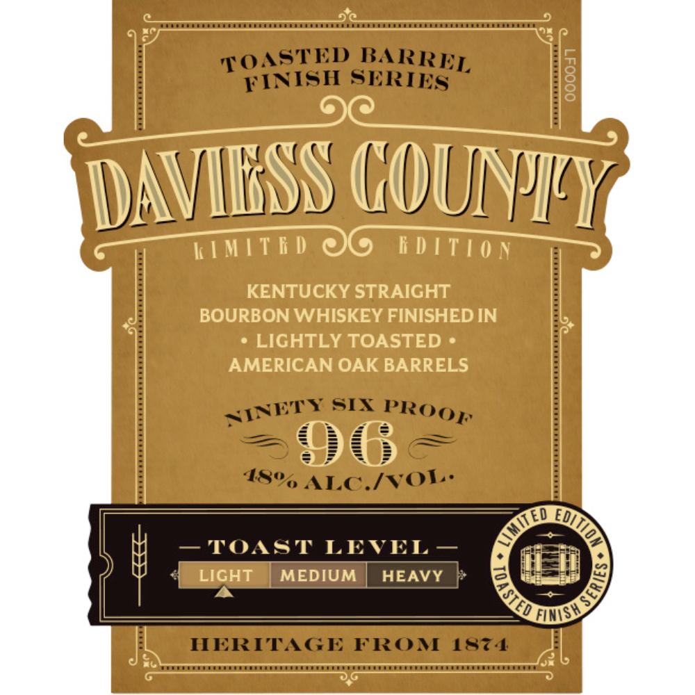 Buy Daviess County Limited Edition Lightly Toasted American Oak Bourbon Online
