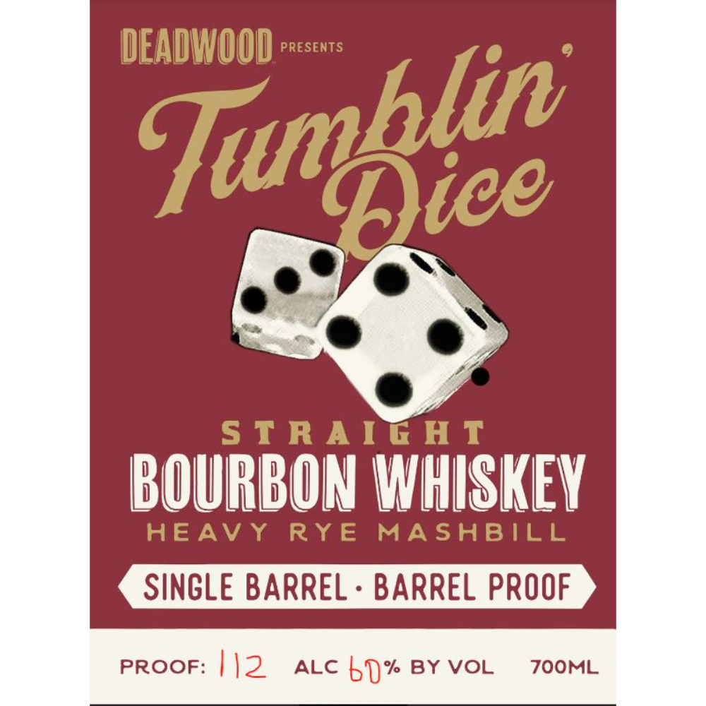 Buy Deadwood Tumblin’ Dice 7 Year Old Straight Bourbon Online