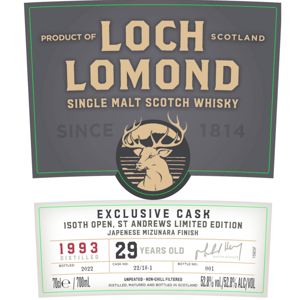 Buy Loch Lomond The 150th Open Mizunara Exclusive Cask 29 Year Old Online