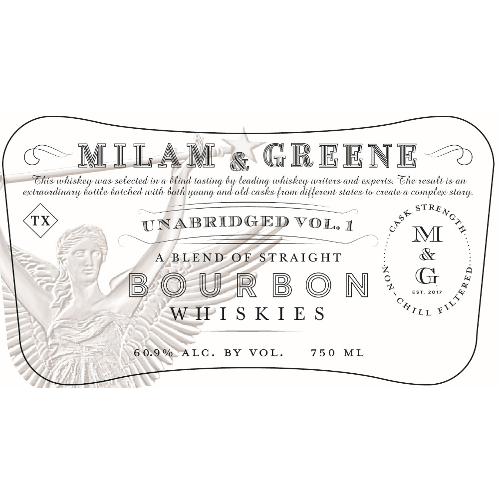 Buy Milam & Greene Unabridged Vol. 1 Blended Straight Bourbon Online
