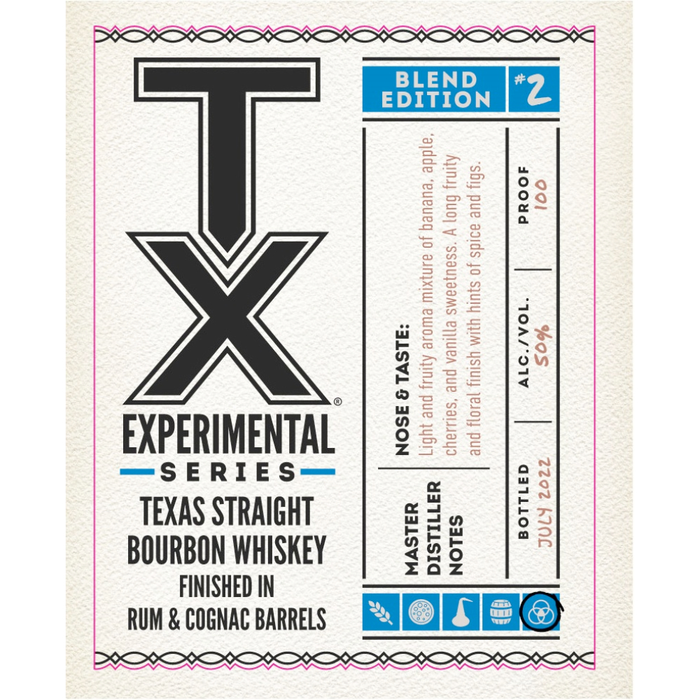 Buy TX Experimental Series Bourbon Blend Edition #2 Online