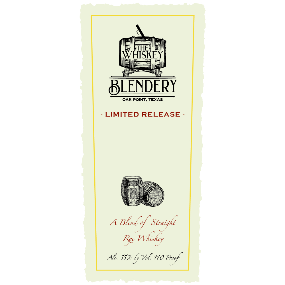 Buy Whiskey Blendery Limited Release Blend of Straight Rye Whiskey Online